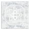 White Textured Medallion I 16" x 16" Canvas Wall Art